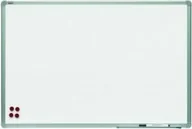 Tablice i flipcharty - 2x3 TABLICA biała lakierowana 85x100cm wersja szkolna ALU - miniaturka - grafika 1