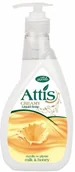Mydła - Attis Mydło 400ml MLEKO&MIÓD - miniaturka - grafika 1