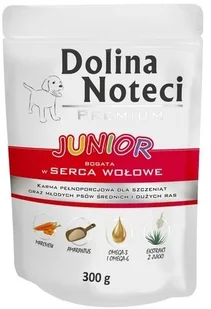 Dolina Noteci Junior Karma Dla Psa Serca Wołowe 300G - Mokra karma dla psów - miniaturka - grafika 5