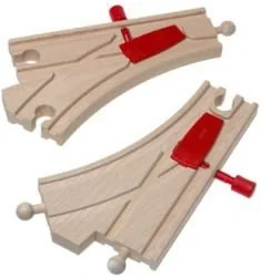 Brio Zwrotnice machaniczne 2 szt. - Pociągi dla dzieci - miniaturka - grafika 3