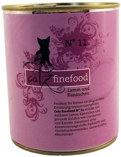 Catz Finefood N.11 Jagnięcina i Królik Puszka 800g 12077 - Mokra karma dla kotów - miniaturka - grafika 2