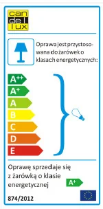 Candellux DUERO Lampa sufitowa wisząca LED 3x3W GU10 33-25272 - Lampy sufitowe - miniaturka - grafika 4