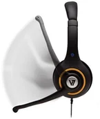 Słuchawki - V7 DELUXE czarne (HU511-2EP) - miniaturka - grafika 1