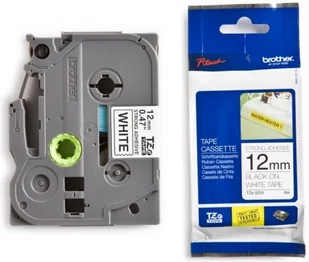 Brother Taśma laminowana TZ-S231 12mm czarny nadruk/białe tło TZe-S231 - Akcesoria do kas i terminali - miniaturka - grafika 2