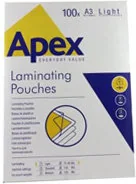 Fellowes Folie do laminowania błyszczące 100 mik: Rozmiar A3 - 100 szt. 5351205 - Folie do laminatora - miniaturka - grafika 2