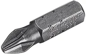 Bity - Wolfcraft Bit z końcówką krzyżową PH 2 1527000 stal S2 piaskowany twardy 25 mm C 6.3 6 szt - miniaturka - grafika 1