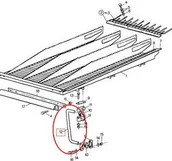 Części i akcesoria do maszyn rolniczych - CNH RAMIĘ PODSIEWACZA 89504173 - miniaturka - grafika 1