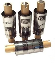 Zebra Taśma termotransferowa 57mm/74mb woskowa,kolor czarny,gilza0,5 z nac (800132-002) - Taśmy do drukarek barwiące - miniaturka - grafika 2