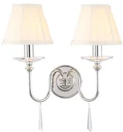 Lampy ścienne - Elstead Lighting Kinkiet FINSBURY PARK FP2 POL NICKEL +LS162 - - miniaturka - grafika 1
