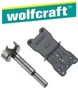 WOLFCRAFT Wiertło Forstner 35mm + szablon do otworów pod zawiasy 26 i 35 mm 8728000 - Wiertła - miniaturka - grafika 3