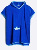 Okrycia kąpielowe dla dzieci - Playshoes Ręcznik kąpielowy dziecięcy Rekin niebieski 340053 - miniaturka - grafika 1