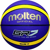 Koszykówka - Molten Piłka Do Koszykówki, Wielokolorowa (BGR7-VY) - miniaturka - grafika 1