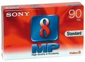 Kamery cyfrowe - akcesoria - Sony 8 MM kaseta na kartę pamięci, Video8 formacie  Metal Particle, 90 minut P590MP - miniaturka - grafika 1