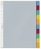 Przekładki do segregatorów - DURABLE Przekładka A4, KOLOROWE ZGRZANE INDEKSY, 10 CZĘŚCI - miniaturka - grafika 1