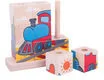 Klocki - Bigjigs Toys Ltd piramida z klocków Transport - miniaturka - grafika 1