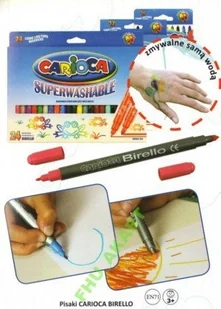 Carioca Universal Flamastry UNIVERSL Birello 24 kolory (41521) - Flamastry - miniaturka - grafika 2