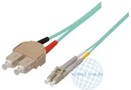 Kable - Tecline 39985600 przewód włókien OM3 adapter (50/125 m, 0,5 m) turkusowy 4048889020227 - miniaturka - grafika 1