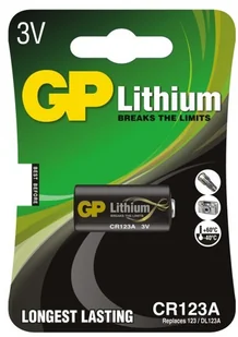 GP bateria foto litowa CR123 - Baterie i akcesoria - miniaturka - grafika 2