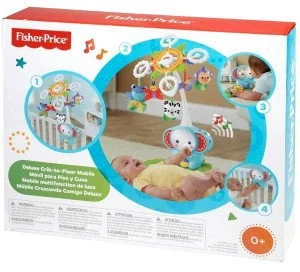 Fisher Price Karuzela Stojaczek 2w1 BFR22 - Karuzele dla niemowląt - miniaturka - grafika 2