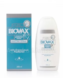 Lbiotica BIOVAX Szampon keratyna+jedwab 200 ml WŁOSY 7049222 - Szampony do włosów - miniaturka - grafika 2