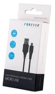Forever Kabel Micro USB 3M Czarny T_0014273 - Kable komputerowe i do monitorów - miniaturka - grafika 3