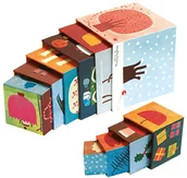 Klocki - Janod Pory roku piramida wieża 10 el. - miniaturka - grafika 1