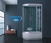 Kabiny prysznicowe - Hydrosan WSH-4406-02 120x85 + brodzik - miniaturka - grafika 1