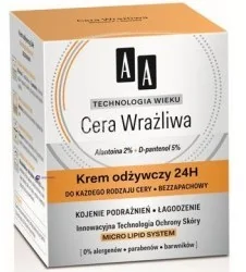 Oceanic AA Technologia Wieku Cera Wrażliwa Krem Odżywczy 24H 50ml - Kremy do twarzy - miniaturka - grafika 3