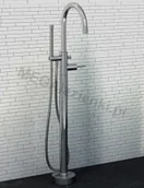 Słuchawki prysznicowe - Kohlman Maxima zestaw wannowy 117,5 cm QF1170M - miniaturka - grafika 1