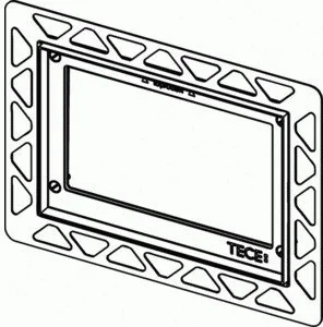 TECE Ramka do montażu przycisków WC -biała 9.240.646 - Przyciski spłukujące - miniaturka - grafika 3