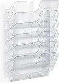 Pojemniki biurowe - Durable FLEXIPLUS A4 6 poziomych pojemników na dokumenty LANDSCAPE, przezroczyst - miniaturka - grafika 1
