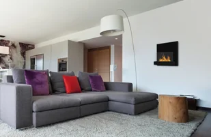 Ecofire wiszący 450x470 BOARD Czarny - Wkłady kominkowe - miniaturka - grafika 5