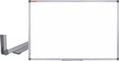 Tablice i flipcharty - AMEX Tablica magnetyczna suchościeralna (rama aluminiowa) classic z półką 150x12 - miniaturka - grafika 1