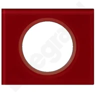 Klawisze i ramki - Legrand 069471 CELIANE RAMKA SZKŁO KARMIN X1 - miniaturka - grafika 1