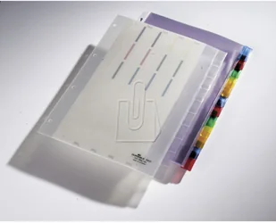 DURABLE Przekładki do segregatora A4 10 stron przezroczyste 6831-19 - Przekładki do segregatorów - miniaturka - grafika 2