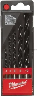 MILWAUKEE KOMPLET WIERTEŁ do drewna DIN 7487 - 5 SZTUK 4932 3524 65 - Wiertła - miniaturka - grafika 2