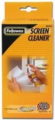 Środki i akcesoria czyszczące do komputerów - Fellowes płyn (125 ml) i Ściereczki do ekranów (20 szt.) 99701 - miniaturka - grafika 1