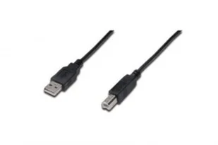 Assmann Kabel USB2,0 A m / B m dł.5 m AK-300105-050-S - Kable USB - miniaturka - grafika 2