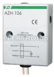 F&F Automat zmierzchowy natynkowy 16A 230V AZH-106 - Czujniki ruchu i zmierzchu - miniaturka - grafika 6