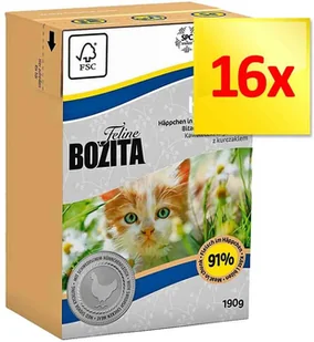 Bozita Feline Outdoor & Active tetra pak 6x190g - Mokra karma dla kotów - miniaturka - grafika 3