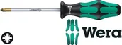 Śrubokręty - Wera Wkrętak (śrubokręt) warsztatowy krzyżowy PZ1x200 mm, Lasertip Kraftform Plu (5009312001) - miniaturka - grafika 1