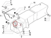 Części i akcesoria do maszyn rolniczych - CNH KOREK ZBIORNIKA PALIWA NEW HOLLAND 82012210 - miniaturka - grafika 1