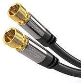 Kable - KabelDirekt PRO Series kabel antenowy, długość: 3 m, 75 Ohm, HDTV, wtyk typu F 192 - miniaturka - grafika 1