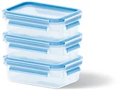 Pojemniki kuchenne - Emsa Zestaw pojemników 3x0,55 l Clip & Close 508570 - miniaturka - grafika 1