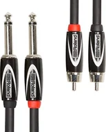 Kable - Roland 210670099 5 ft/1,5 m Interconnect Cable Dual RCA 1/4 cala 210670099 - miniaturka - grafika 1