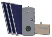 Zestawy solarne - Galmet kolektory słoneczne płaskie do cwu - 2 kolektory, 200 litrów zbiornik - miniaturka - grafika 1