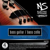 Inne - D'Addario ns511 elektrykę-Cello pojedynczych gitary 'A' wielokrotnie verdrillter rdzenia NS710 - miniaturka - grafika 1