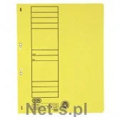 Teczki i skoroszyty - Elba Skoroszyt oczkowy A4, żółty - miniaturka - grafika 1