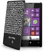 Etui i futerały do telefonów - Celly Clove Hidden Message Negru Rückseitige Abdeckung für Nokia Lumia 520 - miniaturka - grafika 1