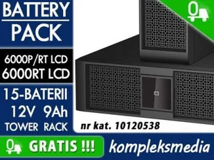 PowerWalker PowerWalker BATTERY PACK RACK 19" DLA UPS VFI 6000P/RT LCD 15 AKUMULATORÓW 12V/9AH 10120538 - Akcesoria do serwerów - miniaturka - grafika 2